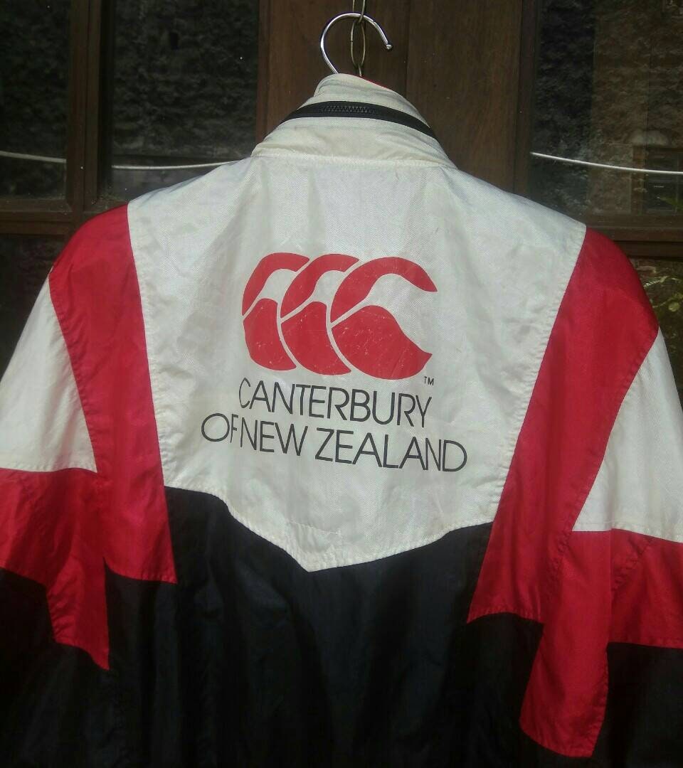 MY0509■COTTONTRADARS■ラグビー アフリカ 90s 希少 Vintage 90s Canterbury of New Zealand Rugby Jersey / New
