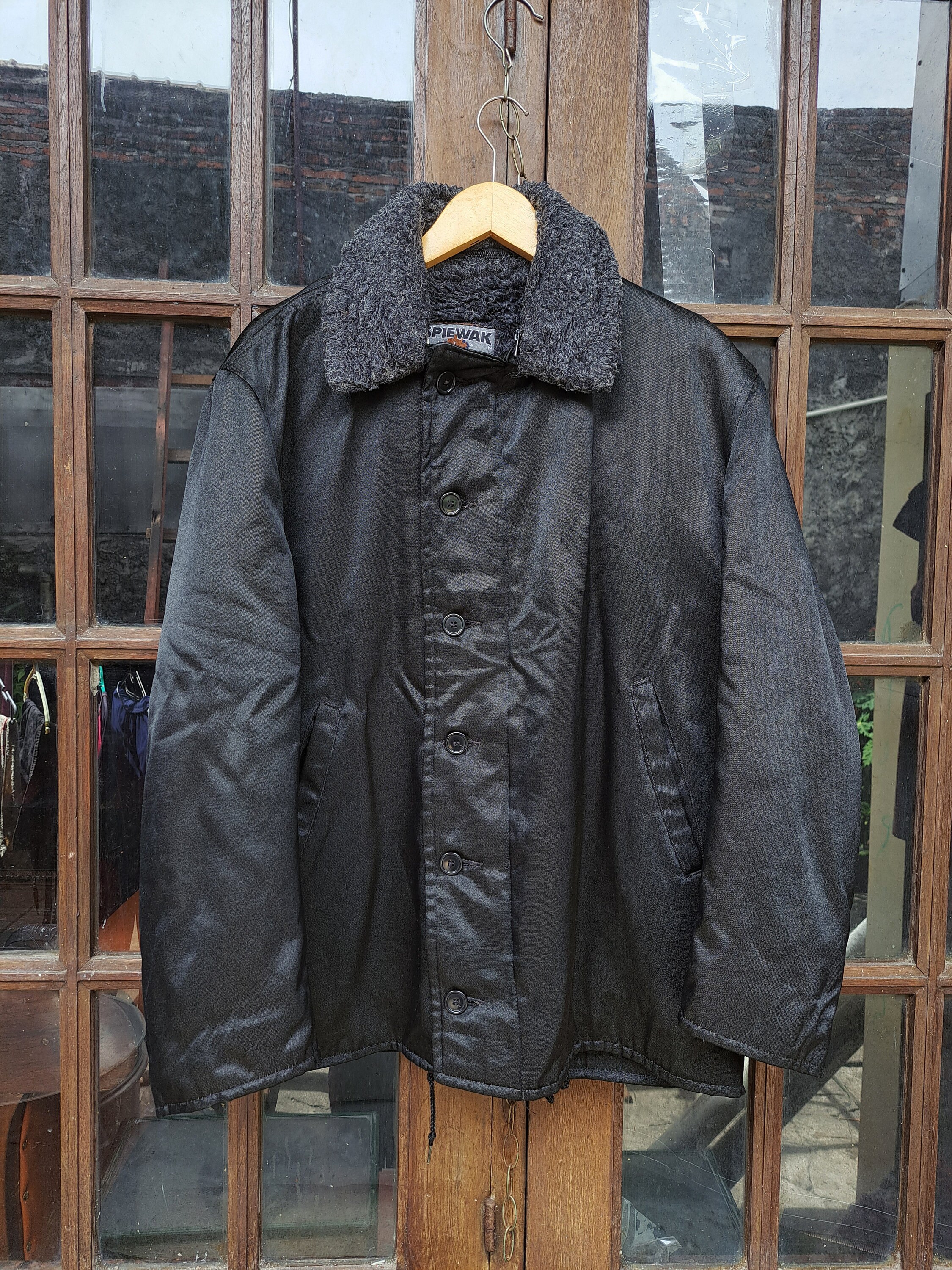 Free Shipping 90s SPIEWAK N-1 Deck Jacket Titan Lining Sherpa Mens