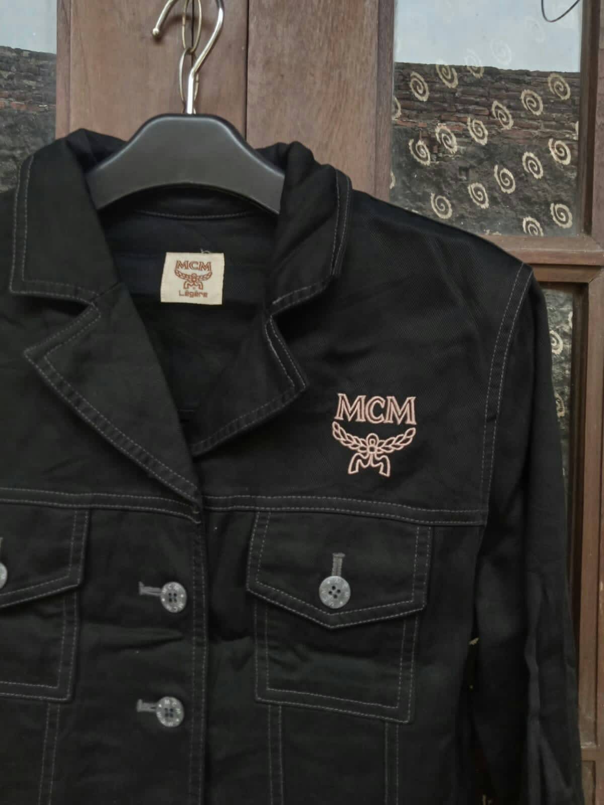 ヴィンテージ MCM デニムジャケット、レディース Mサイズ、日本製正規 