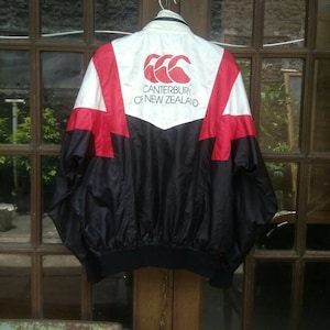 Vintage 90s Canterbury of New Zealand Colorblock Jacket . XL