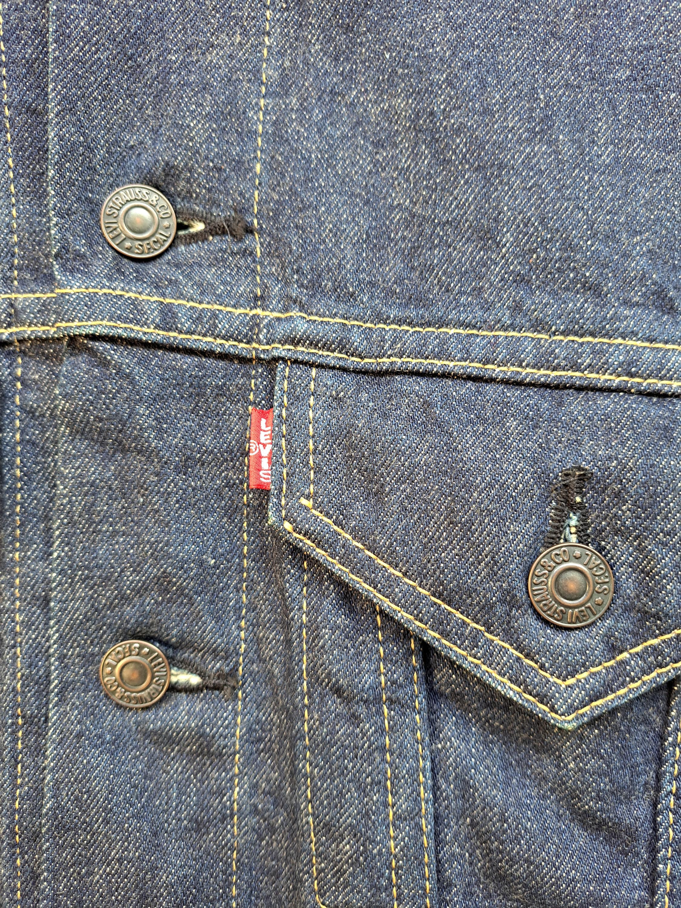 90s Levi's Japan Big E Denim Jacket Lot 71557 Mens Size 38 90s Levi's Japan Big E Denim Jacket Lot 71557 Mens Size 38