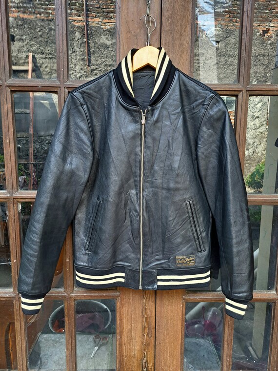 Wacko Maria Leather Jacket Mens Medium Mens Japan - Etsy