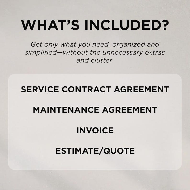 Gutter Installation Contract Service Agreement Bundle Contract