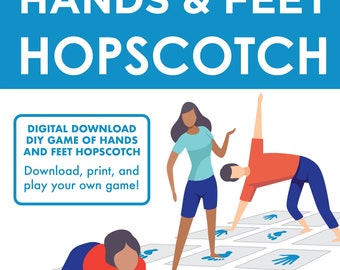 Ideas para jugar a la rayuela con las manos y los pies para niños y adultos