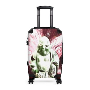 Cabin Suitcase, Carry on Cabin, Cabin Luggage, Hard Case Luggage, Personalized Luggage, Suitcase, Buddha Cabin Suitcase, Buddha Luggage,