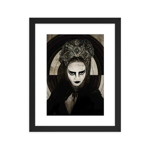 Portrait Framed - Horror, Dark Art, Gothic art, Creature Monster, Spooky, Original artwork
