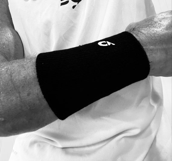 Sweatband, Armbands, 2 pack, Football, Soccer, Baseball, basketball, tennis, Black, pair, Q bands, hand towel, sweat, soft, best, quality