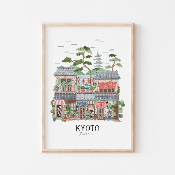 Kyoto, Japan | Art Print | Hoglet&Co