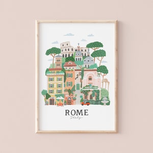 Rome, Italy | Travel illustration | Giclèe Art Print | Hoglet&Co