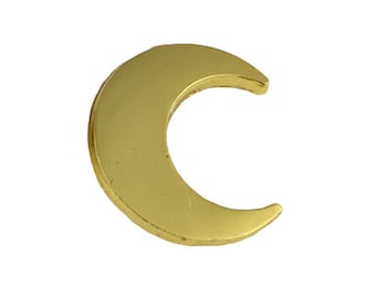 Gold Moon Pin Crescent Small Silhouette Messing Night Sky Revers Hoedspeld Sailormoon Sailor Moon Anime