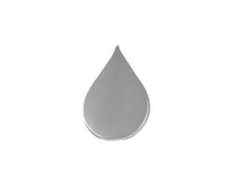 Tear Drop Pin Silver Drip Chrome Small Blood Lapel Tears Silhouette Collar Tips Western Goth
