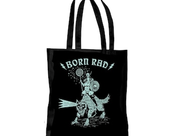 Handgemaakte canvas draagtas weerwolfrijder