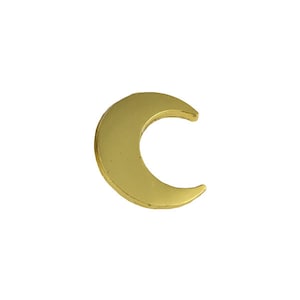 Gold Moon Pin Crescent Small Silhouette Brass Night Sky Lapel Hat Pin Sailormoon Sailor Moon Anime
