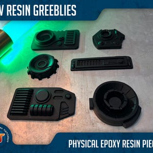 Star Wars inspired Resin Cast Greeblies