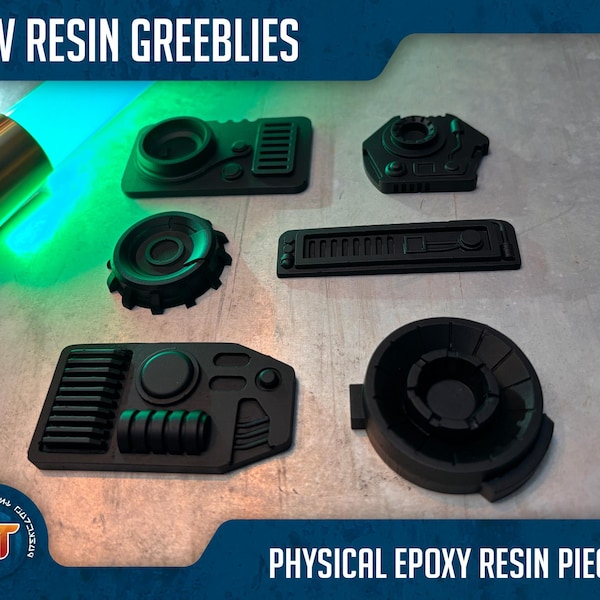 Star Wars inspired Resin Cast Greeblies