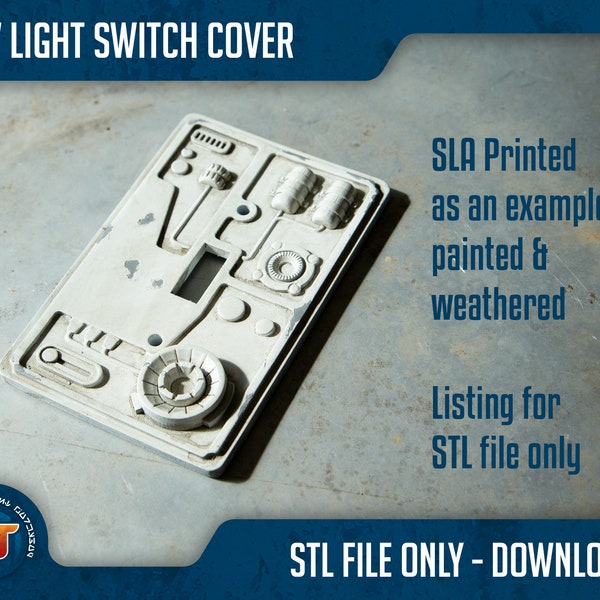 Star Wars inspired Light Switch Cover - 3D Printable STL File