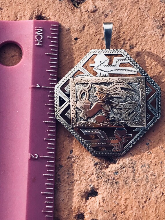 Sterling silver, pendant-pin - image 1