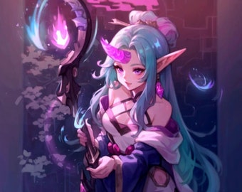 Spirit Blossom Soraka Vinyl Sticker