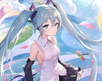 Hatsune Miku Prismatic Vinyl Sticker