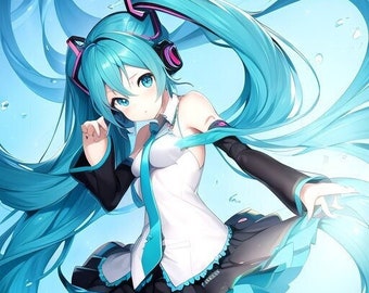 Hatsune Miku Vinyl Sticker