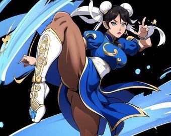 Chun Li Street Fighter Vinyl Sticker