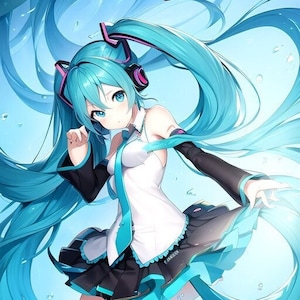 Hatsune Miku Vinyl Sticker