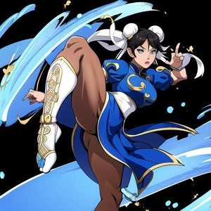 Chun Li Street Fighter Vinyl Sticker