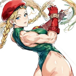 Cammy Street Fighter Vinyl Sticker