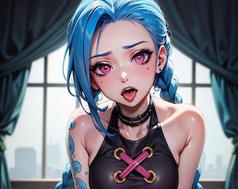 Blushing Jinx Vinyl Sticker