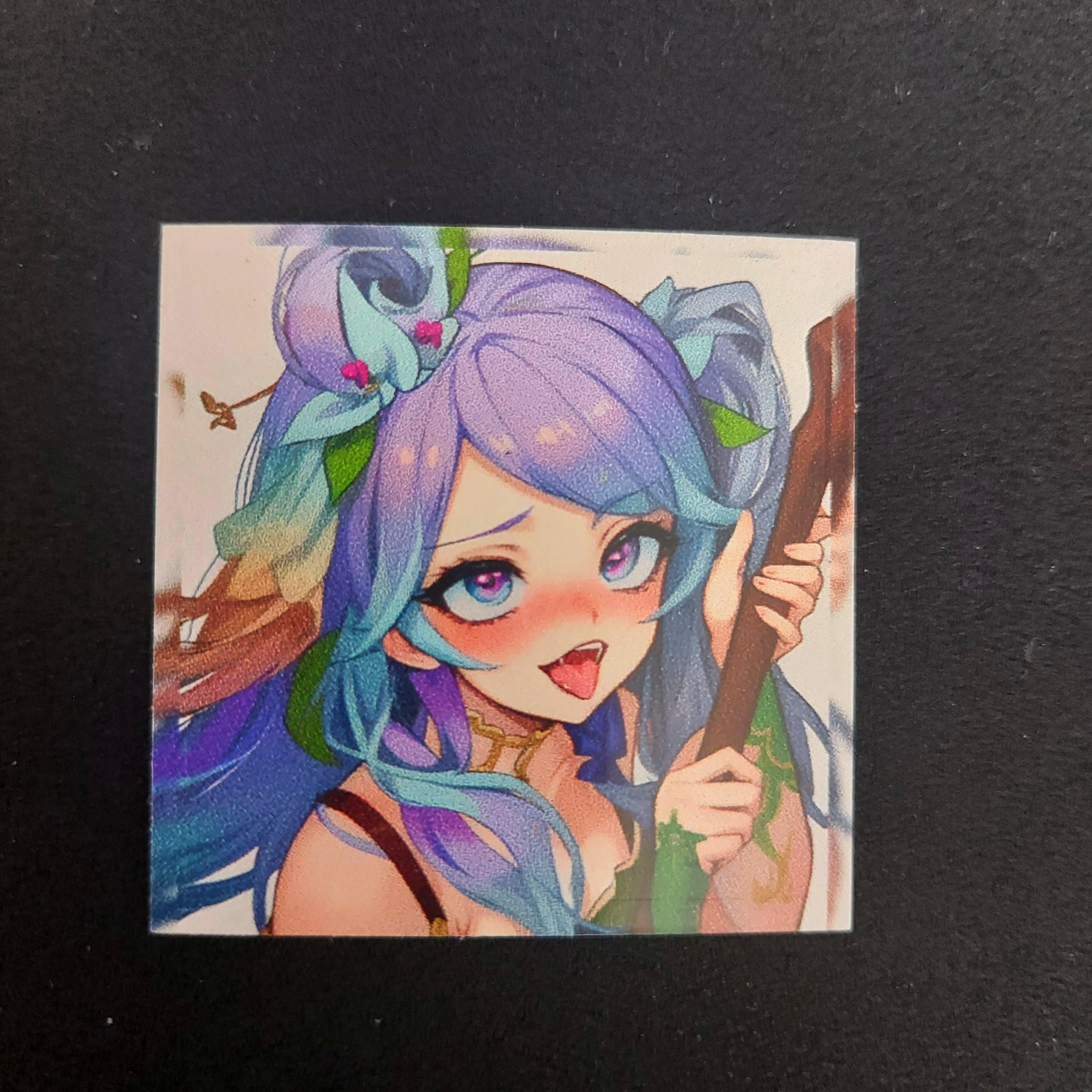 Lillia Ahegao Vinyl Sticker - Etsy