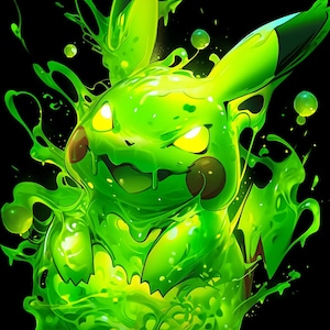 Graffiti Pikachu Vinyl Sticker