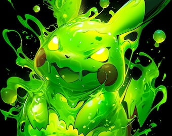Graffiti Pikachu Vinyl Sticker