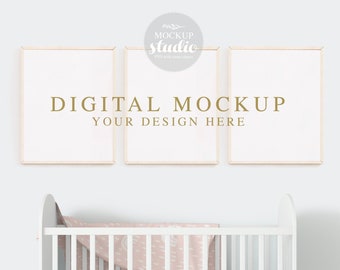 Nursery Crib Mockup Etsy