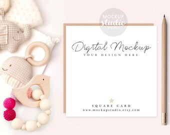 Download Milestone Card Mockup Baby Styled Photography Mockup | Etsy