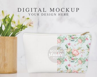 Download Zipper Bag Mockup Etsy