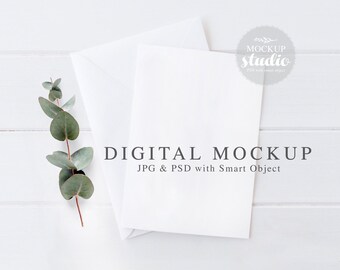 5x7 Card Mockup Etsy