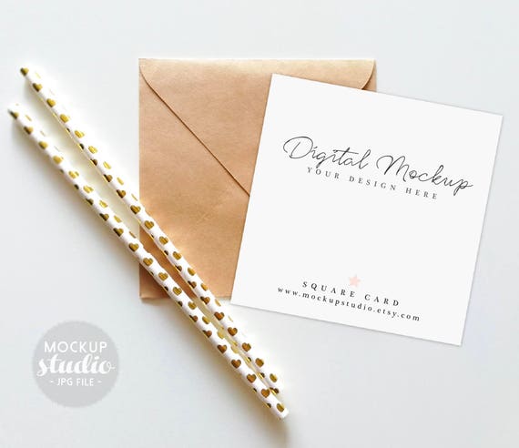 Square Card Mockup Invitation Mockup Styled Photography Mockup Party Square Card Mockup Invitation Mockup Styled Photography Mockup Party