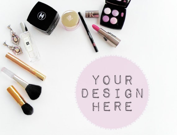 Beauty Mockup Vanity Desk Mock Up Styled Photography Mock