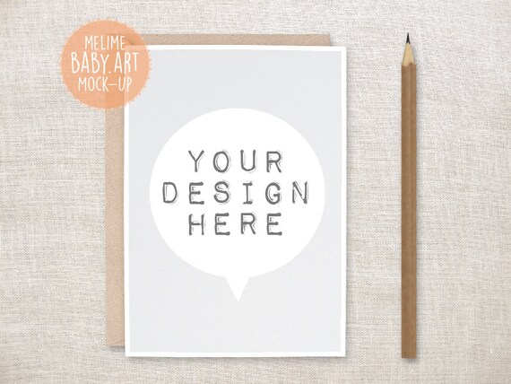Card And Envelope Mockups 5x7 Card Mockup Styled Photography