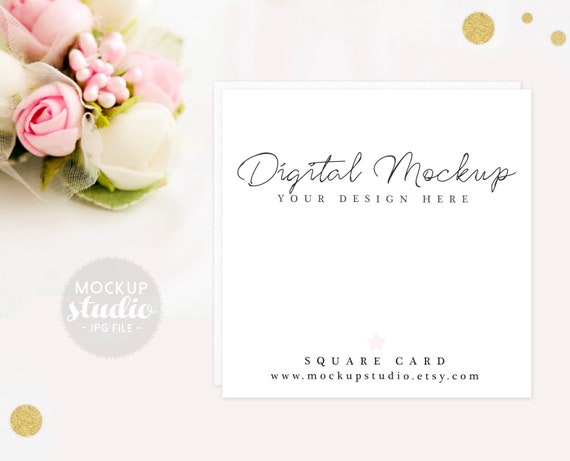 Card Mockup Wedding Mockups Square Invite Mockup Styled Photography Card Mockup Wedding Mockups Square Invite Mockup Styled Photography