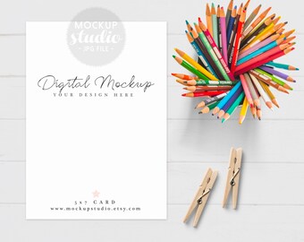 Card Mockup Etsy