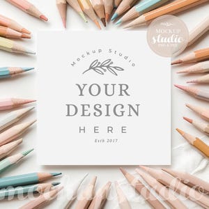 Modello di foglio di lavoro quadrato per bambini, modello di scheda da colorare per bambini, pagina per bambini, modello di arte e artigianato per bambini, matita e pagina per bambini