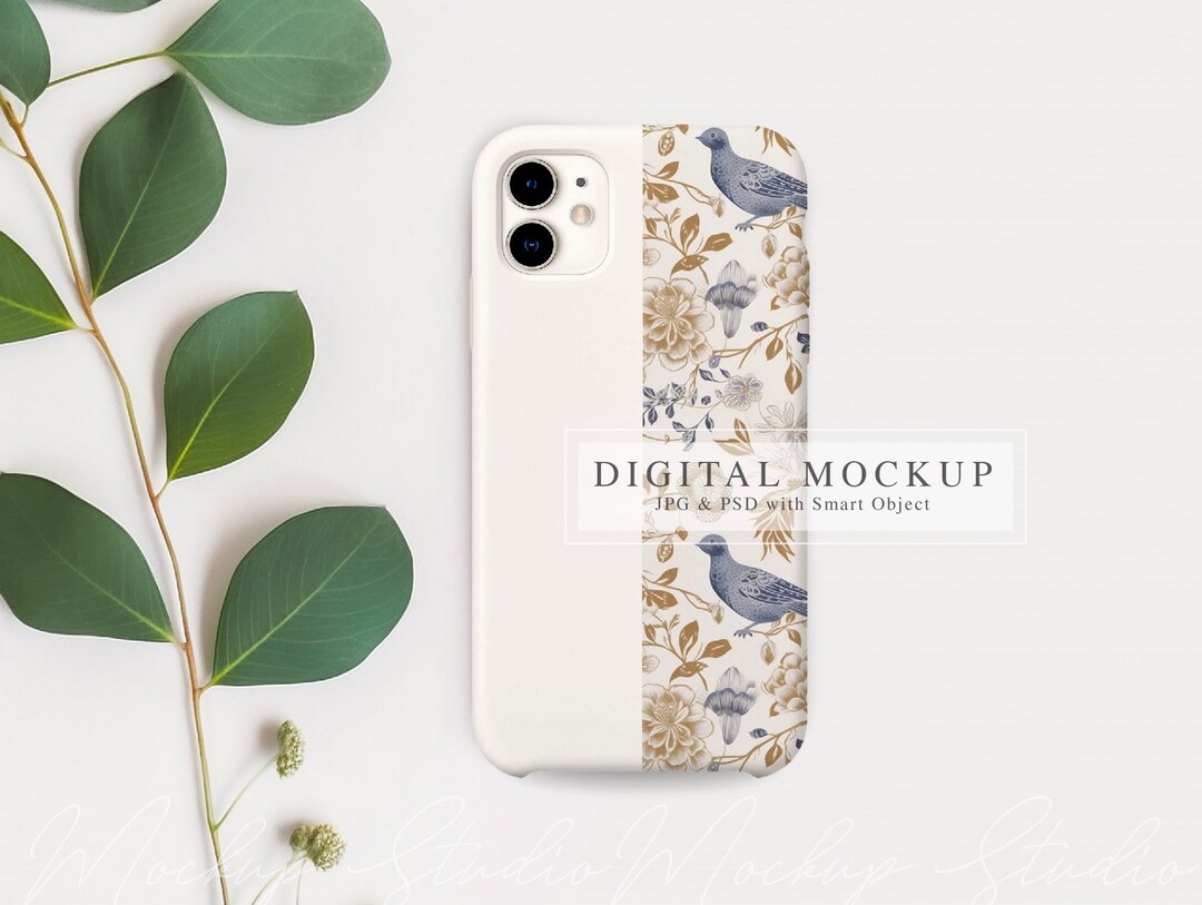 Phone Case Mockup, iPhone Cover Mockup PSD Smart Object, Fotografia
