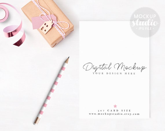 Invitation Mockup Party Invite Mockups Card Mockup Styled Etsy