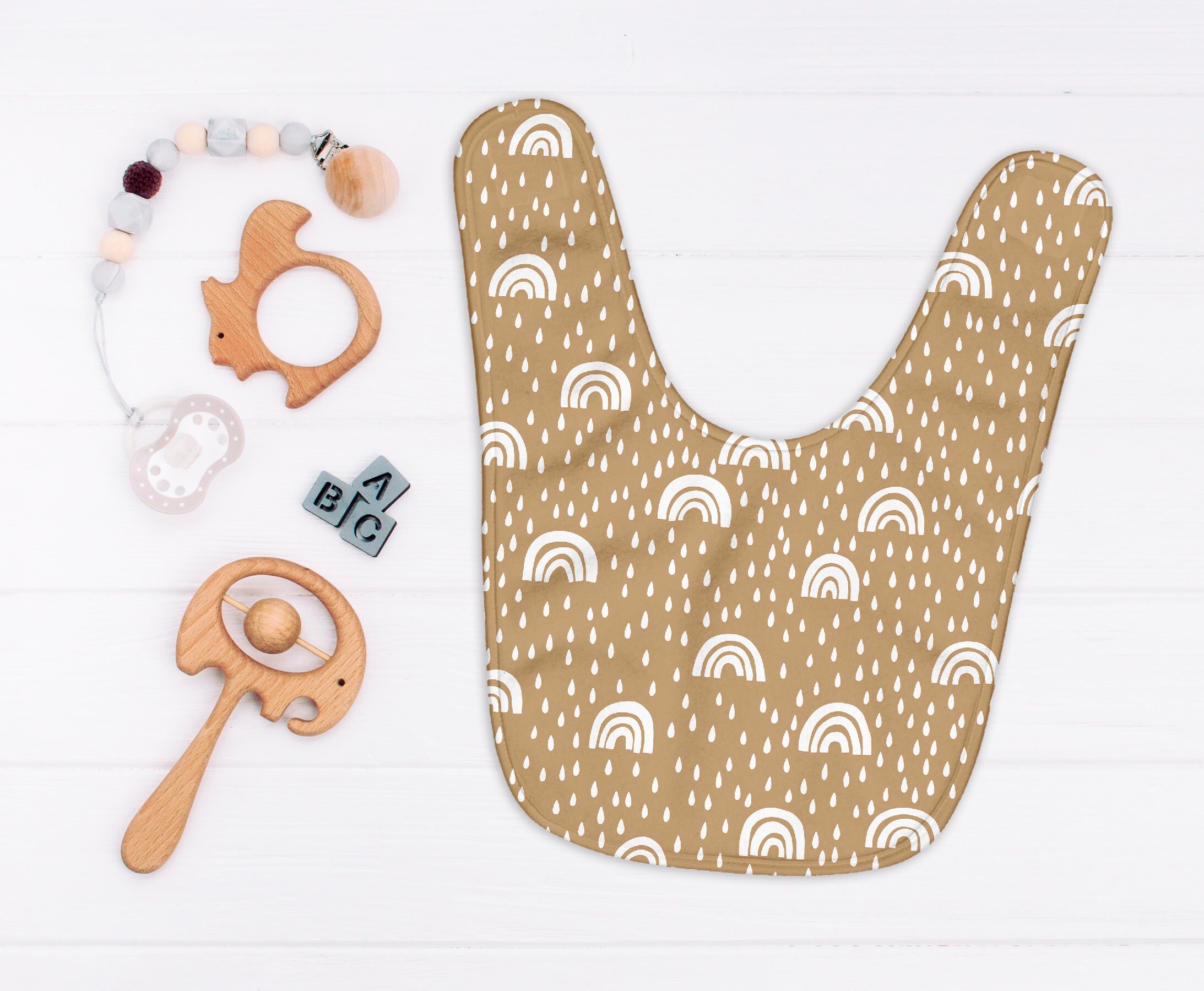 Bibs Mockup PSD Smart Object Mockup Baby Bibs Mockup Girls