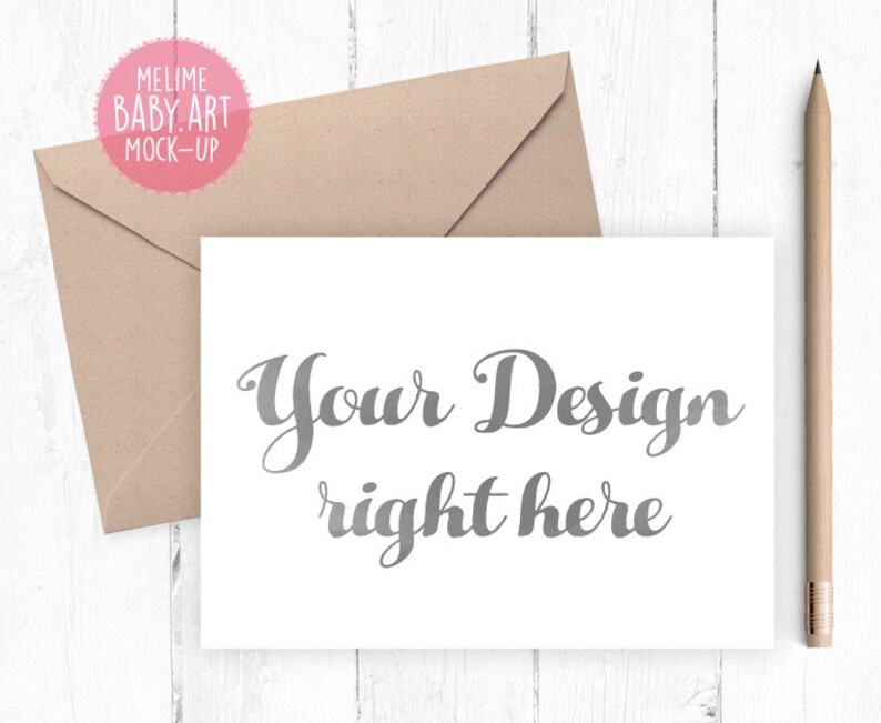 Download Card Mockup Landscape Cards Mockup 5x7 Card Mockup Card ...
