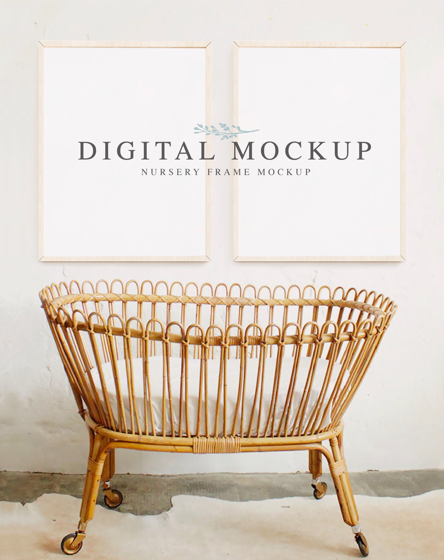 Download Vintage Nursery Mockup Two Frames Mockup PSD Frame Mockup ...