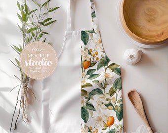Apron Mockup: Kitchen Wear Design, PSD Smart Object (Digital Download)