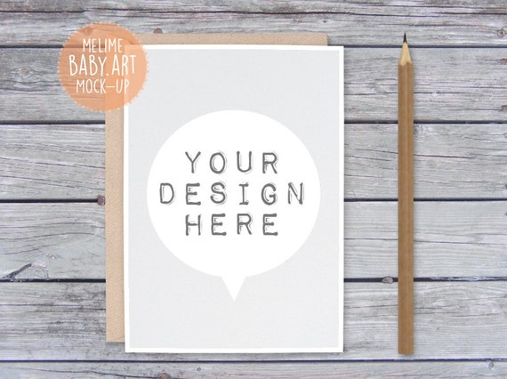 Rustic Card Mockups 5x7 Card And Envelope Mockup Styled Etsy