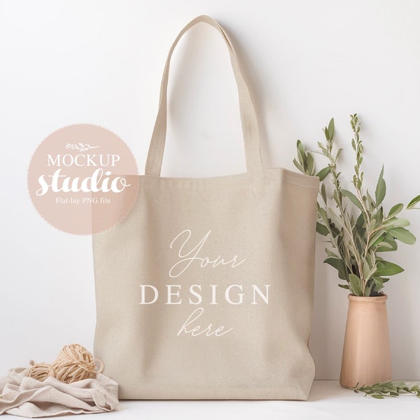 Canvas Tote Bagmasters A250 style Mock-up, Natural Tote Mockup Boho, Shopping Tote Bag Mock-up, Flat-Lay Canvas Shopping Tote Bag Estetica